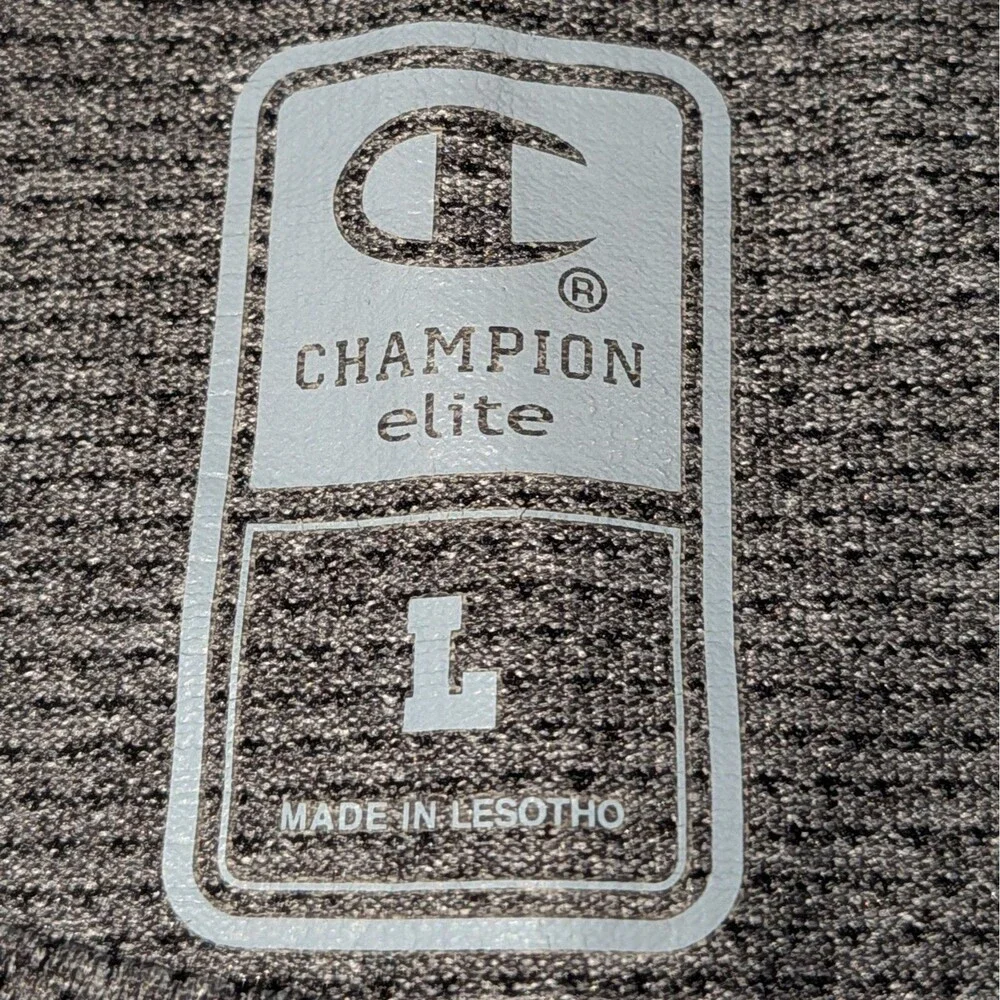 Champion Elite Gray Athletic T-Shirt Men’s Large - Picture 5 of 8